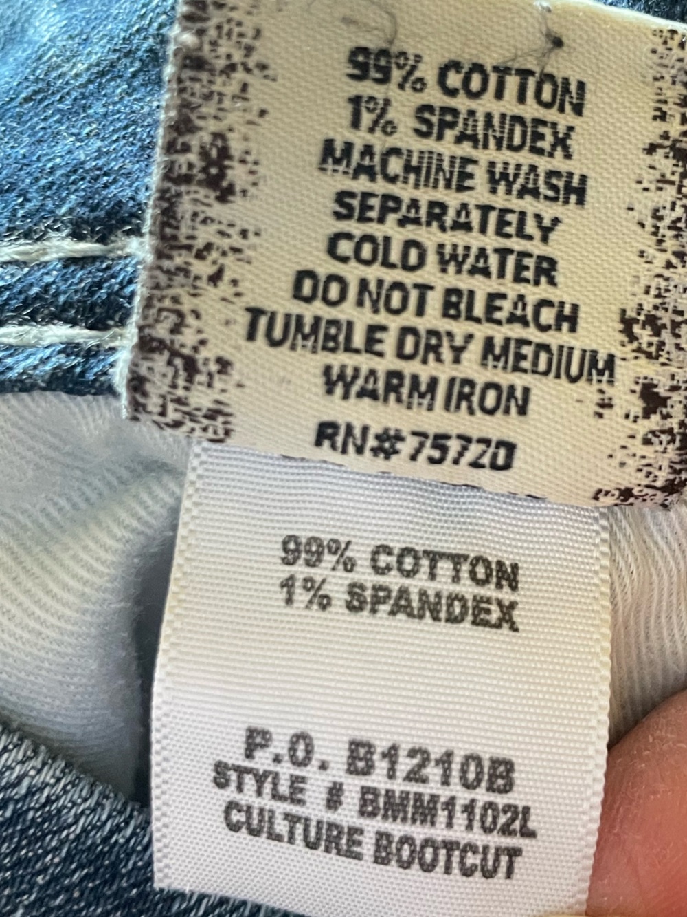 BKE Culture Bootcut Denim Jeans Women’s 29L 29x33.5 (measures 32x32.5) Tall EUC - Picture 12 of 13